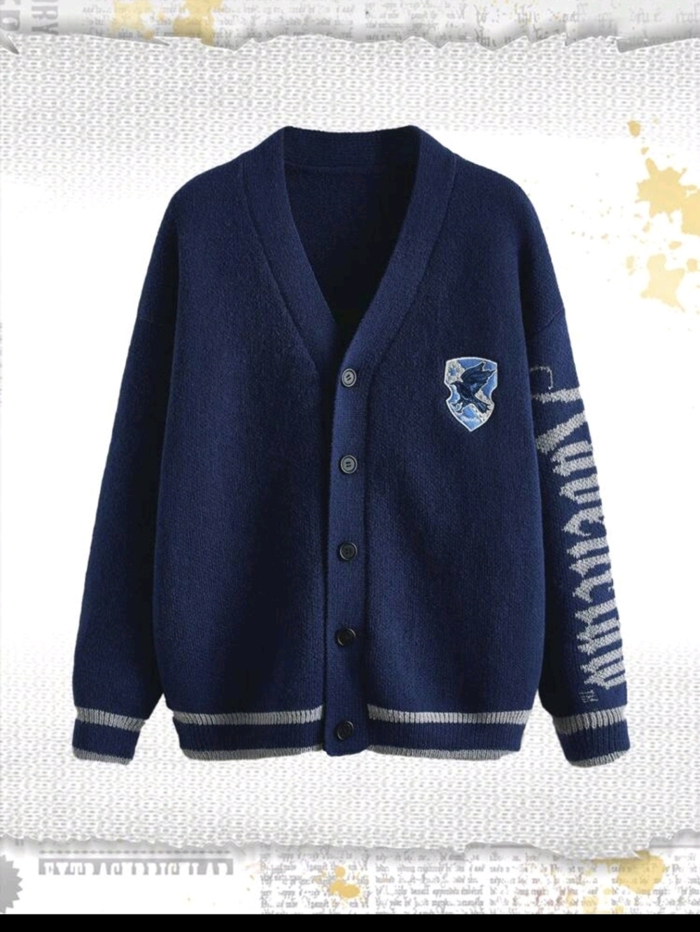 Harry Potter Ravenclaw Cardigan, Plus Size 3X
